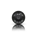 Viben Cheeky Charms Medium Vibrating Anal Plug Gunmetal remote control button design with polished finish.
