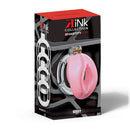 Odin Novelties Kink Chastity Sissy Cock Cage in a stylish packaging showing adjustable design and comfort for sissies.