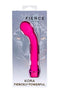 KORA Silicone G-Spot Vibe in packaging with sleek design, highlighting 10 vibration modes and magnetic charging feature.