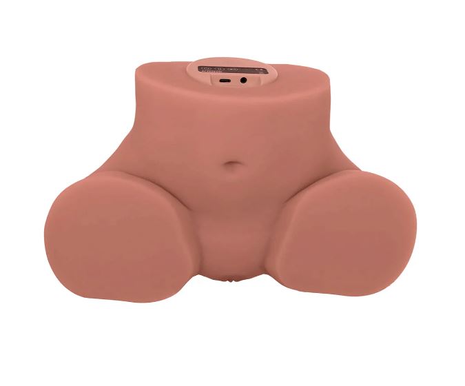 Asstastic Vibrating Ass and Pussy Moaning Masturbator showcasing realistic textures and dual-entry design.