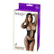 Alluring Fishnet Bodystocking Lingerie packaging featuring a model showcasing the bodystocking design.