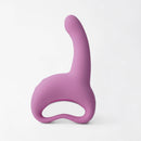 Camtoyz Squirty G-Spot Vibrator and Stimulator Purple side view showcasing its ergonomic design.