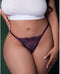 LACE THONG PLUM 2XL-0