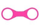 Sex & Mischief Silicone Cuffs Large Hot Pink, bold pink restraint accessory for playful submission and expressive kink.