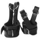 Strict Leather Fleece Lined Suspension Cuffs featuring genuine leather and soft padded fleece lining.