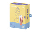 Satisfyer Love Breeze Air Pulse Clitoral Stimulator Copper packaging with soft silicone design.