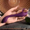 Evolved Lochness G Vibrator with ring handle for G-spot stimulation, displayed against a decorative background.