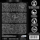 Wet Platinum Luxury Silicone Lubricant 9 Fl Oz packaging with usage instructions and warnings.