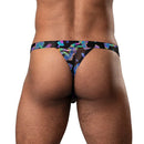 Hazy Dayz Jock Mushroom L/XL blacklight responsive sheer mesh jock by Male Power back view