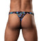 Hazy Dayz Jock Mushroom L/XL blacklight responsive sheer mesh jock by Male Power back view