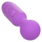 First Time® Rechargeable Massager in Purple with 10 rumbling vibration settings for personalized pleasure - perfect for both beginners and enthusiasts