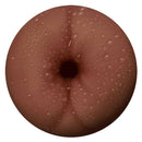 Realistic feel male stroker with lifelike texture in cream, designed for enhanced pleasure and intimate experience.
