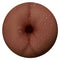 Realistic feel male stroker with lifelike texture in cream, designed for enhanced pleasure and intimate experience.