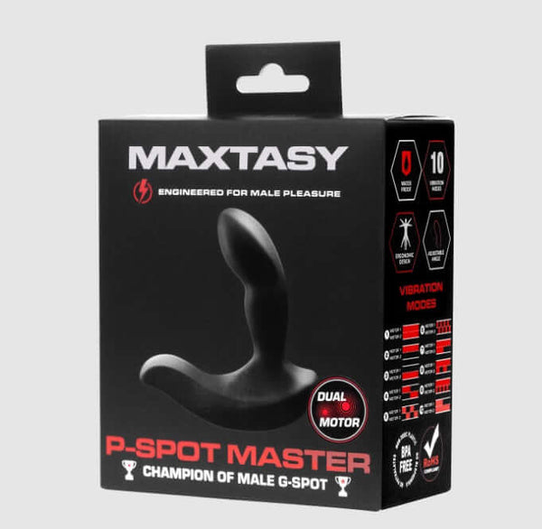 MAXTASY P-Spot Master Dual Motor Prostate Massager Packaging