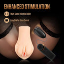 EnLust Melanie Vibrating Masturbator Pussy with multi-speed vibrating bullet and easy dial for extra control.