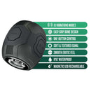The M For Men Dome X automatic male masturbator by Blush with 10 vibration modes, easy-grip design, one-button control, and waterproof feature.