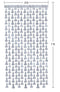 Silver metallic foil curtain with disco penis design, 3x7 feet, perfect for bachelorette party backdrops or entrances.