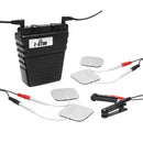 Zeus Beginner Electrosex Kit Black with power box, electrodes, and accessories for e-stim exploration.