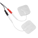 Electro pads from Zeus Beginner Electrosex Kit Black for electro stimulation.