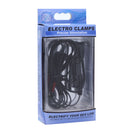 Zeus Electrosex Electro Sex Clamps Black packaging showcasing precise stimulation and features for enhancing e-stim play.