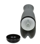 Milk Master Ultimate Automatic Milker Masturbator with detachable collection bowl and textured interior for enhanced stimulation.