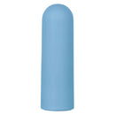 TURBO BUZZ Round Mini Bullet Blue, discreet stimulator offering 10 functions of vibration, pulsation, and escalation, waterproof, body-safe.