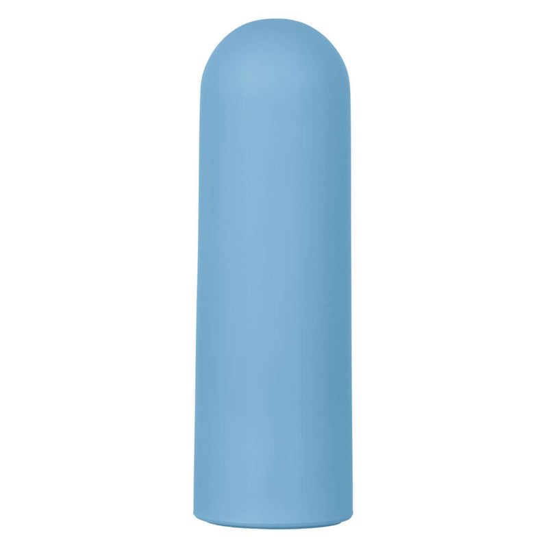 TURBO BUZZ Round Mini Bullet Blue, discreet stimulator offering 10 functions of vibration, pulsation, and escalation, waterproof, body-safe.
