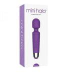 Mini Halo Amethyst Wand Massager in purple packaging, offering targeted stimulation and ergonomic design.