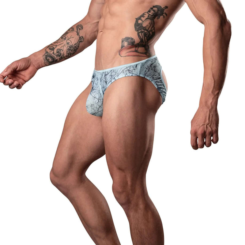 MARBLE MESH MOONSHINE JOCK LIGHT BLUE L/XL-0