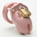 CB-X Mr Stubb Kit 1.75 Inch Pink Cock Cage with lock for secure restraint.