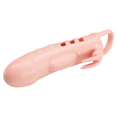 Pretty Love Sloane Vibrating Penis Sleeve Flesh, stretchy and vibrating cock sleeve for enhanced pleasure.