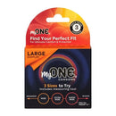 My One Large Sampler Latex Condoms 3 Count - Perfect Fit for Ultimate Comfort and Protection