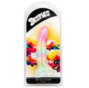 Besties Colourz Collection Mystique Dildo in vibrant packaging, showcasing its colorful and curvy design.