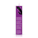 Viben Hypnotic Clit Teaser and Thrusting Rabbit Black packaging showcasing features and usage instructions.