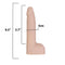 NAKED ADDICTION 8.5IN MAXIMUM THRUSTING & VIBRATING DONG-3