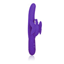 CalExotics Posh Fluttering Butterfly Vibrator Purple with soft silicone and fluttering butterfly stimulator for pleasure.