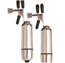 KINK COLLECTION VIBRATING NIPPLE CLAMPS SILVER-0