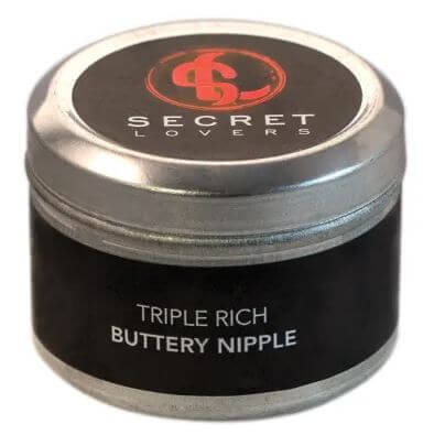 SECRET LOVERS BUTTERY NIPPLE MINI EDIBLE MASSAGE CANDLE 1OZ-0