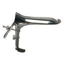Kink Industries Stainless Steel Speculum Large for medical play and exploration.