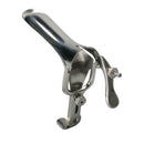 Kink Industries Stainless Steel Speculum Large for medical play, durable and gleaming vaginal or anal spreading tool.