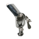 Kink Industries Stainless Steel Speculum Medium for medical play, featuring adjustable screw open design.