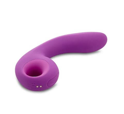 Purple Sensuelle Nubii Raine Tapping Vibe featuring dual stimulation design with warming and turbo boost functions.