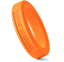 Perfect Fit Hefty Ring 1.4 Inch Silicone Cock Ring Orange, a snug and comfortable orange silicone cock ring.