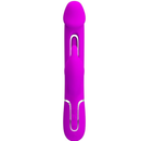Pretty Love Twinkled Tenderness Flicking Rabbit Fuchsia rechargeable dual-motor rabbit for blended stimulation.