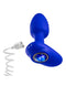 Vibrating anal plug with amethyst gem base and charging cable