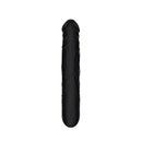 Olympia Liquid Silicone Vibe in Black with realistic texture for powerful and intense sensations.