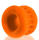 Oxballs CORE Ballstretcher in Orange Ice silicone, designed for intense sensations and enhanced pleasure during play.