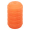 Pop Sock!™ Ribbed Orange reversible masturbator with multi-textured design for varied stimulation during solo play.