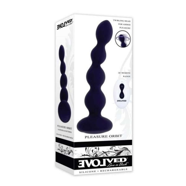 Evolved Pleasure Orbit Remote Control Vibrating Bulbed Shaft in Packaging