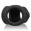 Oxsling Cocksling Silicone TPR Blend Black Ice showing a close-up view of its innovative design and flexible structure.